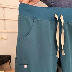 Figs Kade Caribbean blue scrub bottoms